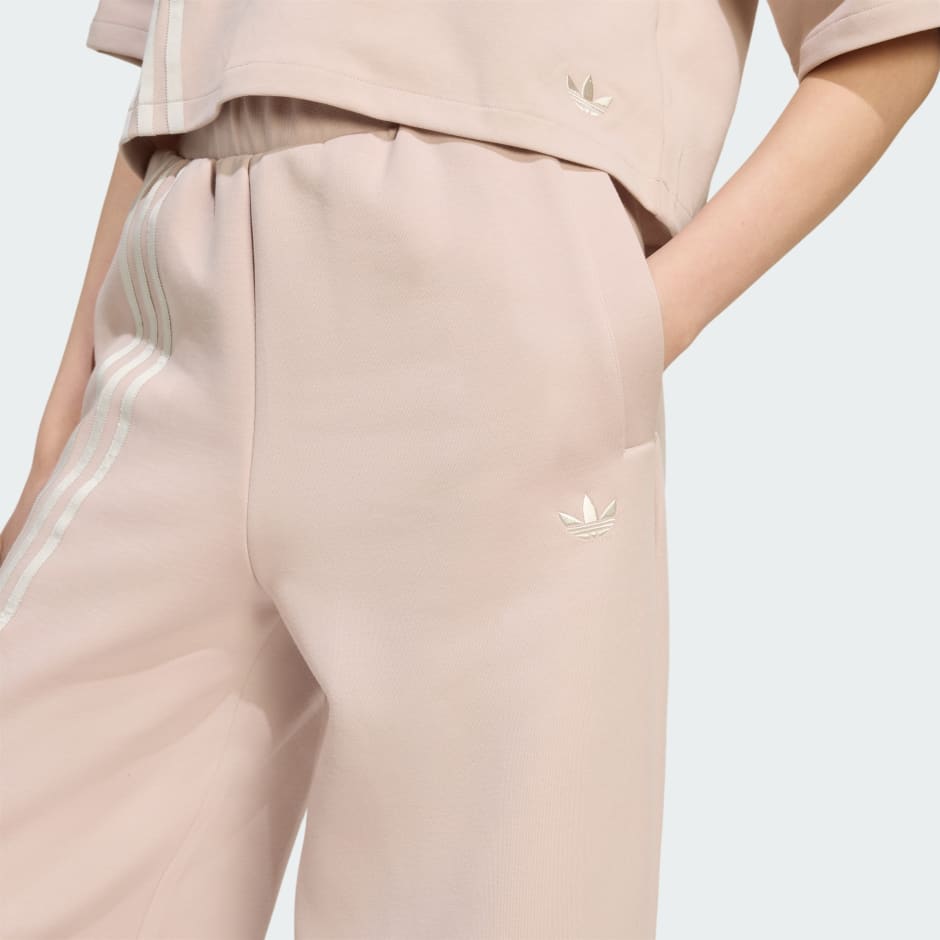 Pantaloni largi Off Placed cu 3 dungi