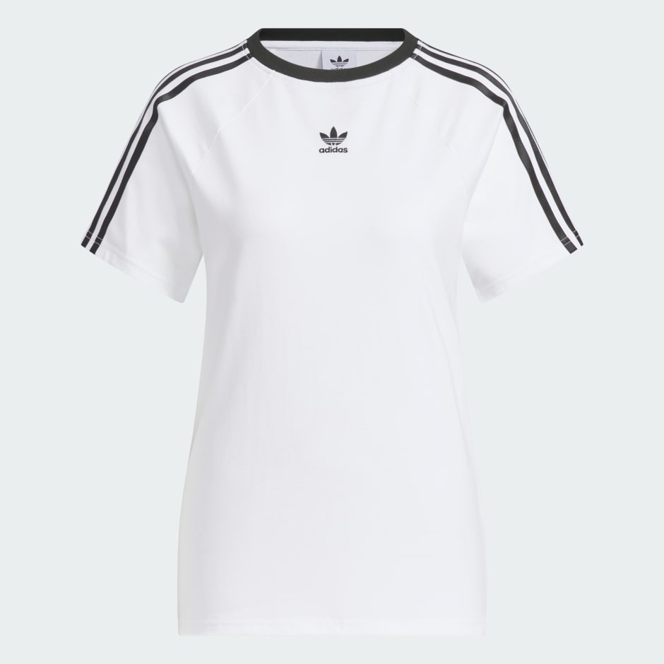 ★ adidas★ 3S Cali Short Sleeve Tee White JC8704 3-Stripes Cali Short Sleeve Tee - White | adidas Hong Kong