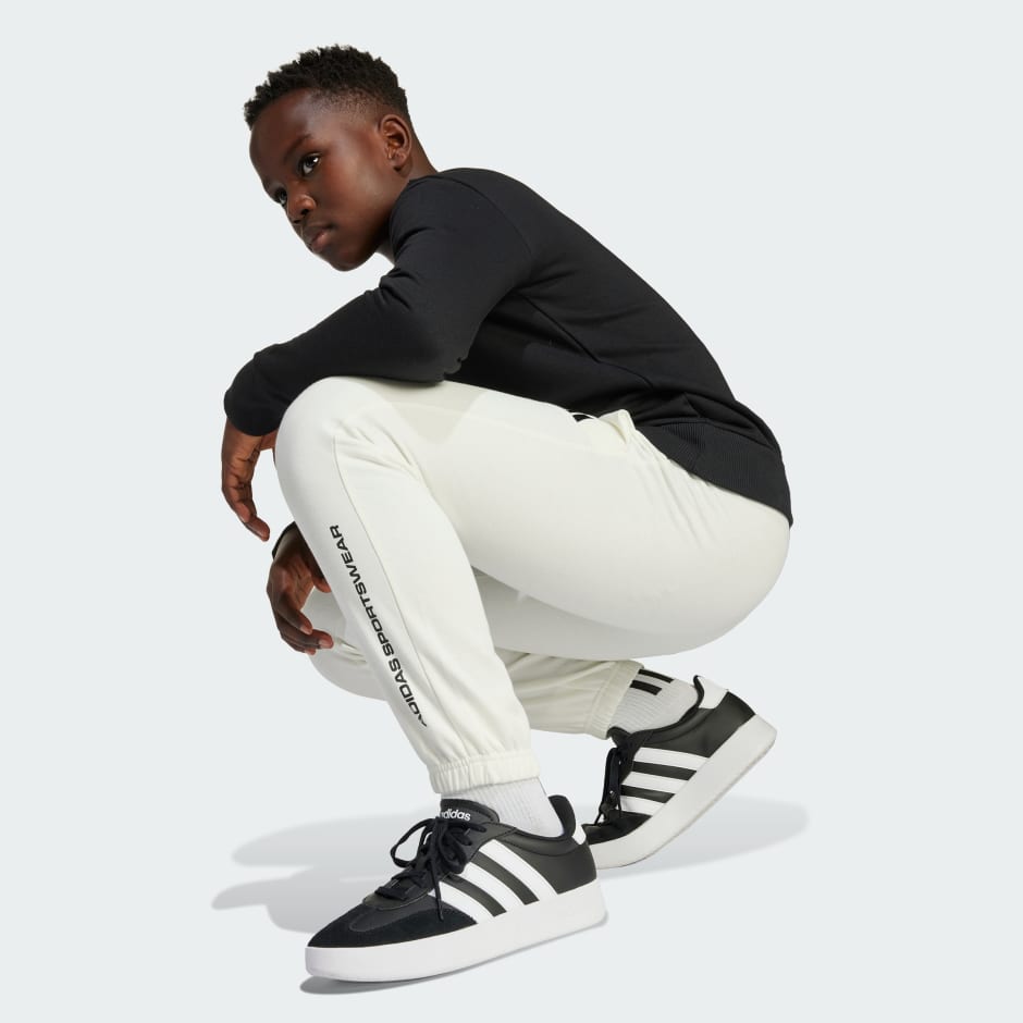 Pantaloni din fleece adidas Slogan