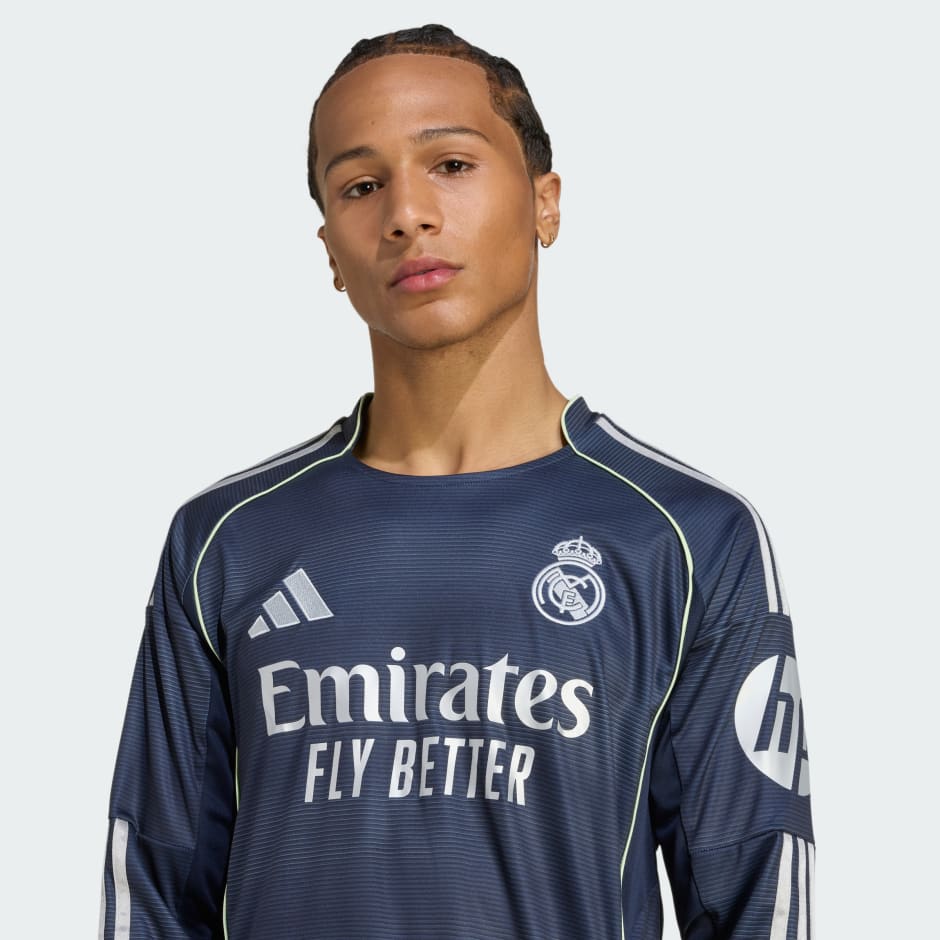 Real Madrid 25/26 Long Sleeve Away Jersey