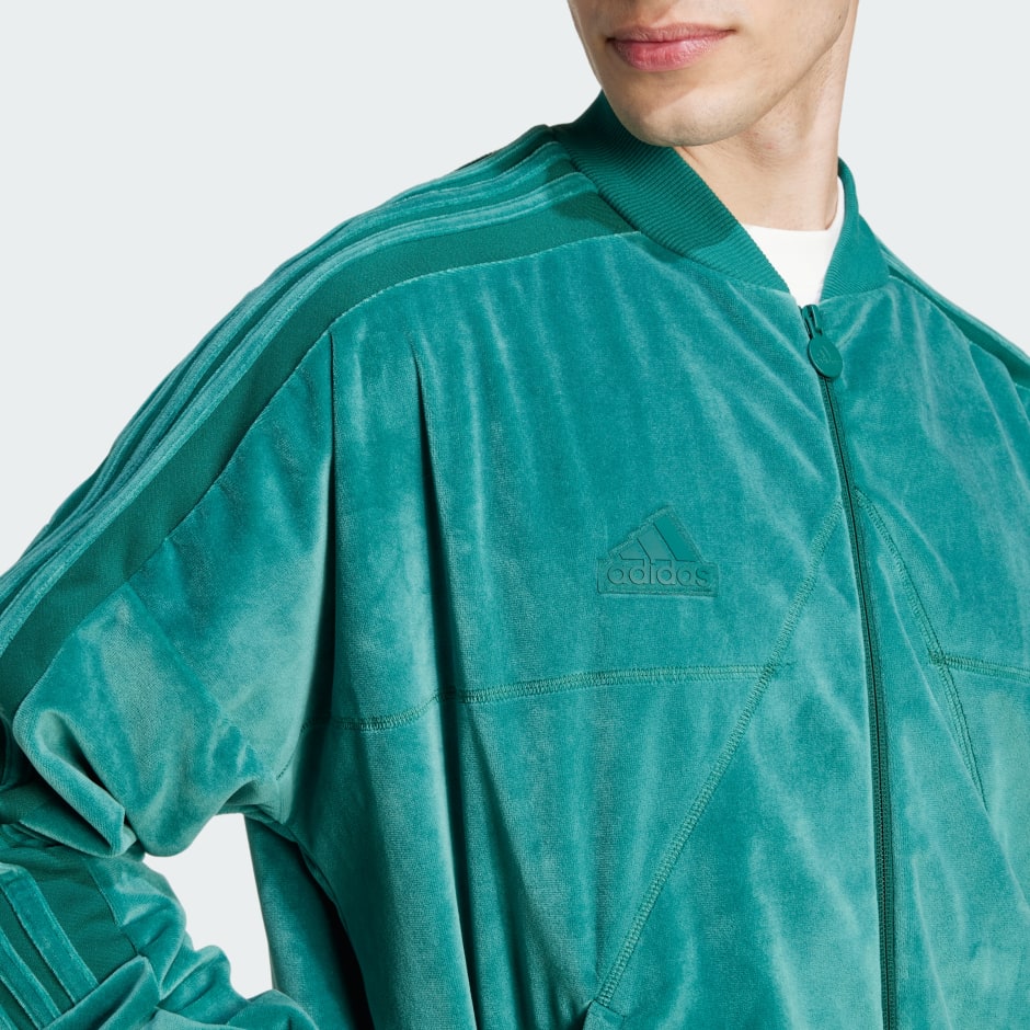 House of Tiro Velour Bomber Jacket