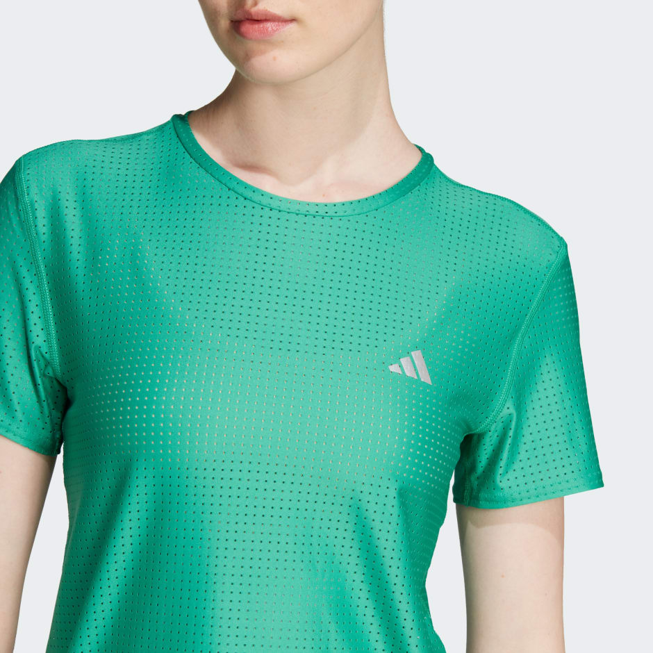 Clothing - FAST TEE - Green | adidas South Africa