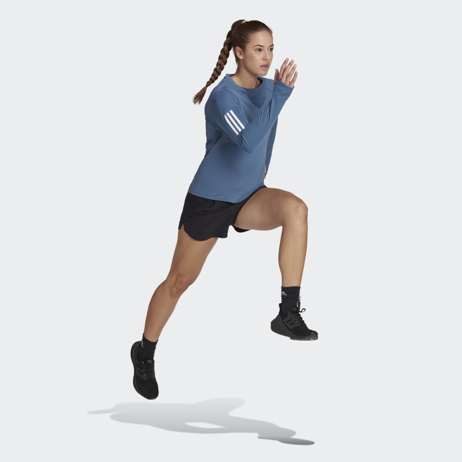 adidas own the run long sleeve top