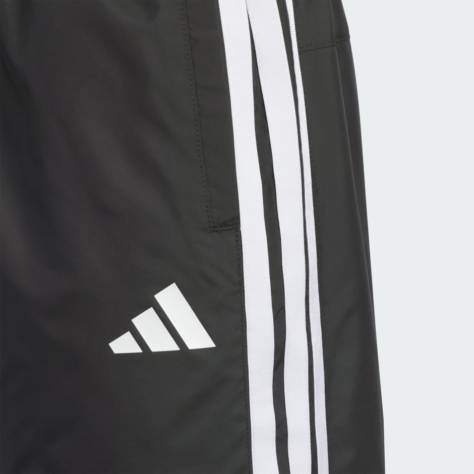 Musthaves 童裝拼色拉絨經編織物梭織九分褲