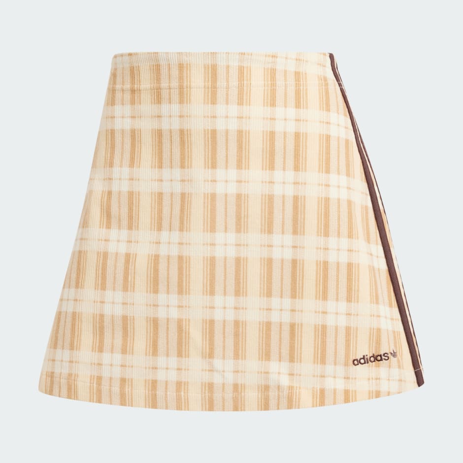 Corduroy Tartan Skirt