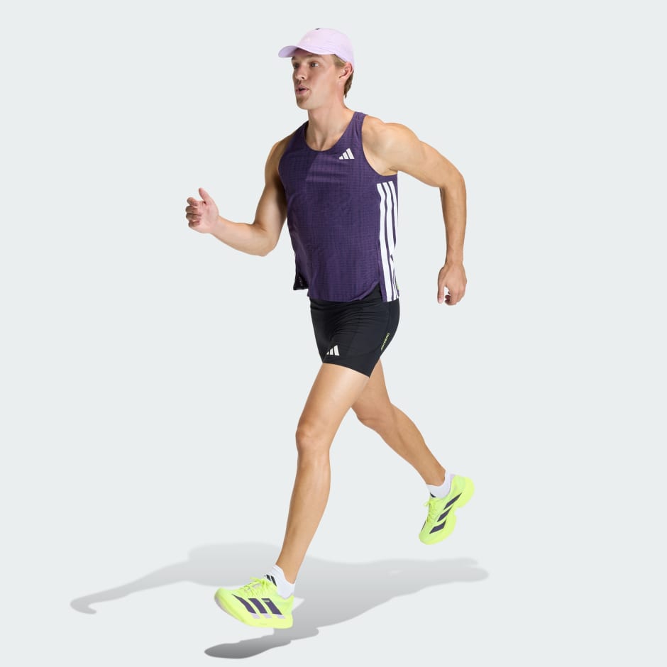 Colanți scurți de alergare cu buzunare Adizero