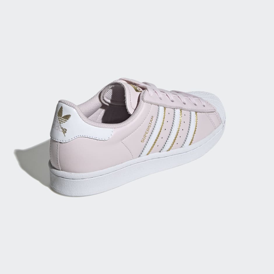 adidas women's superstar shoes rose gold