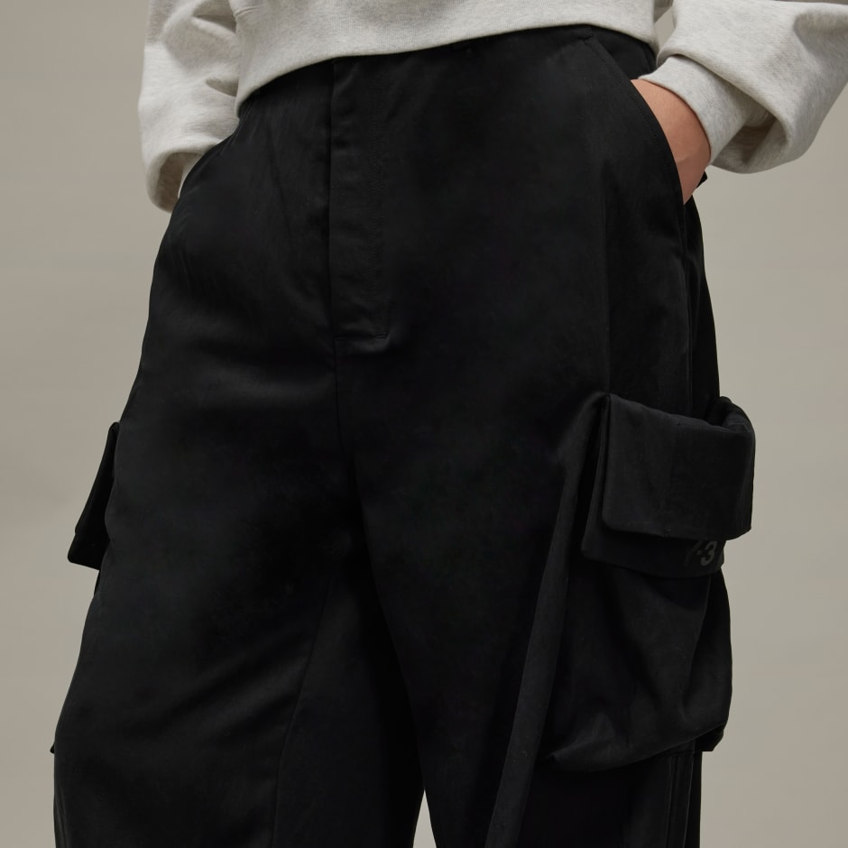 Y-3 Washed Twill Cargo Pants