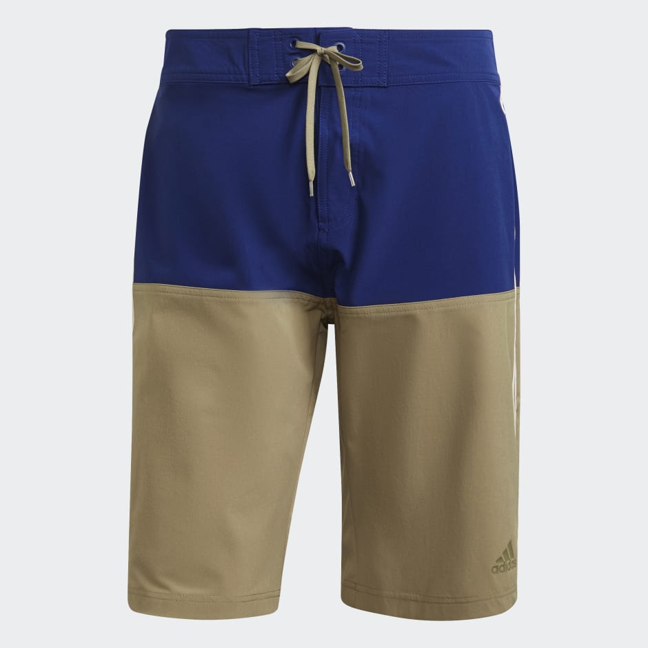 Knee-Length Colorblock Board Shorts image number null