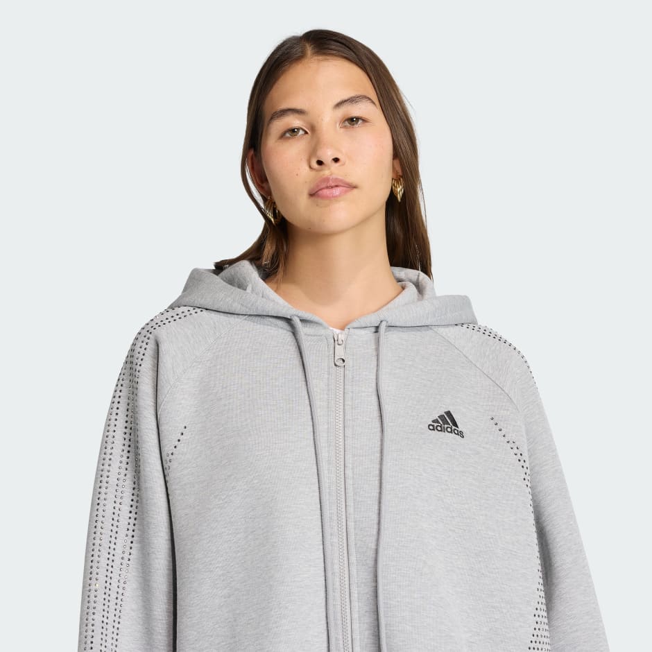 TEAMGEIST RHINESTONE TRACK TOP