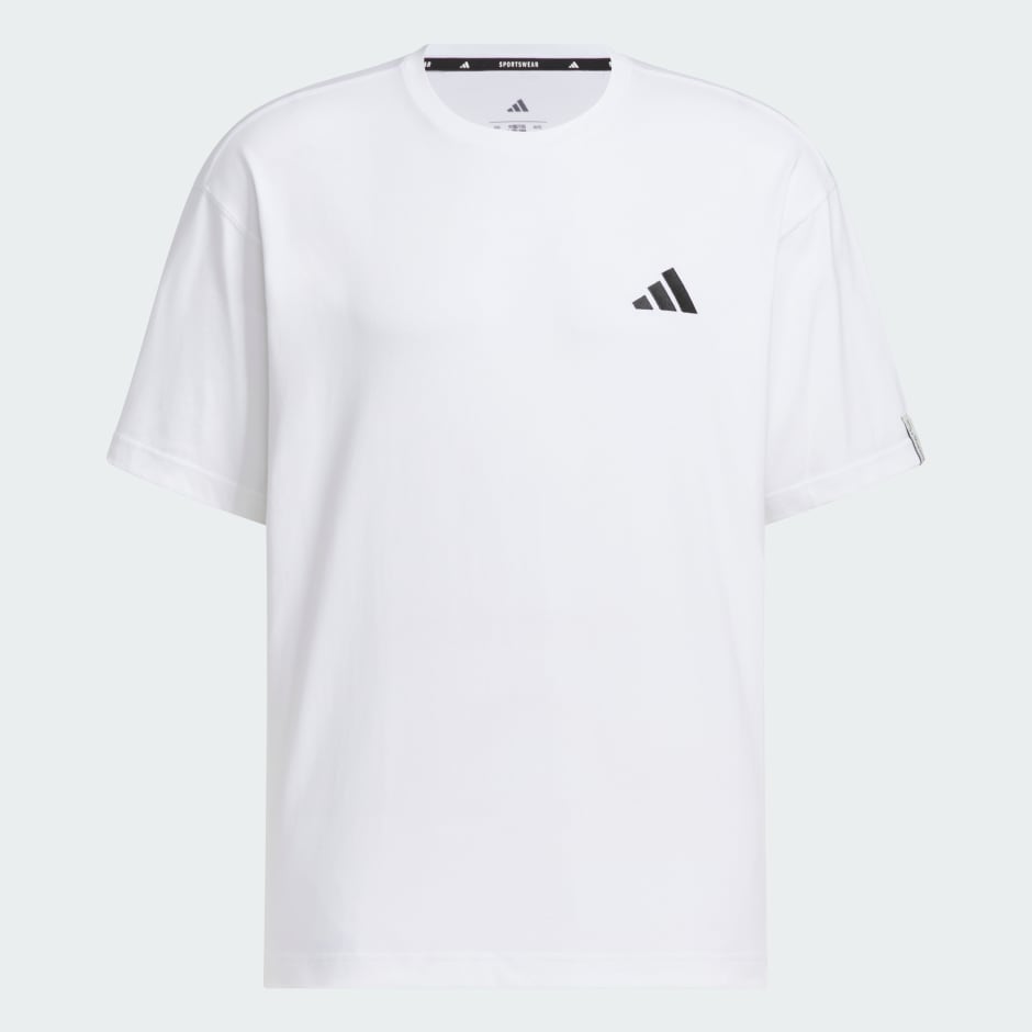 Essentials Plus 寬鬆剪裁迷你標誌短袖 T 裇