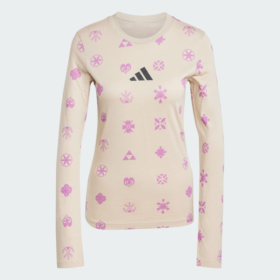 Bloom Sky Print Long Sleeve Tee