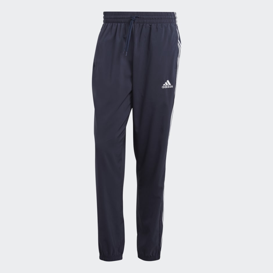 AEROREADY Essentials Elastic Cuff Woven 3-Stripes Pants