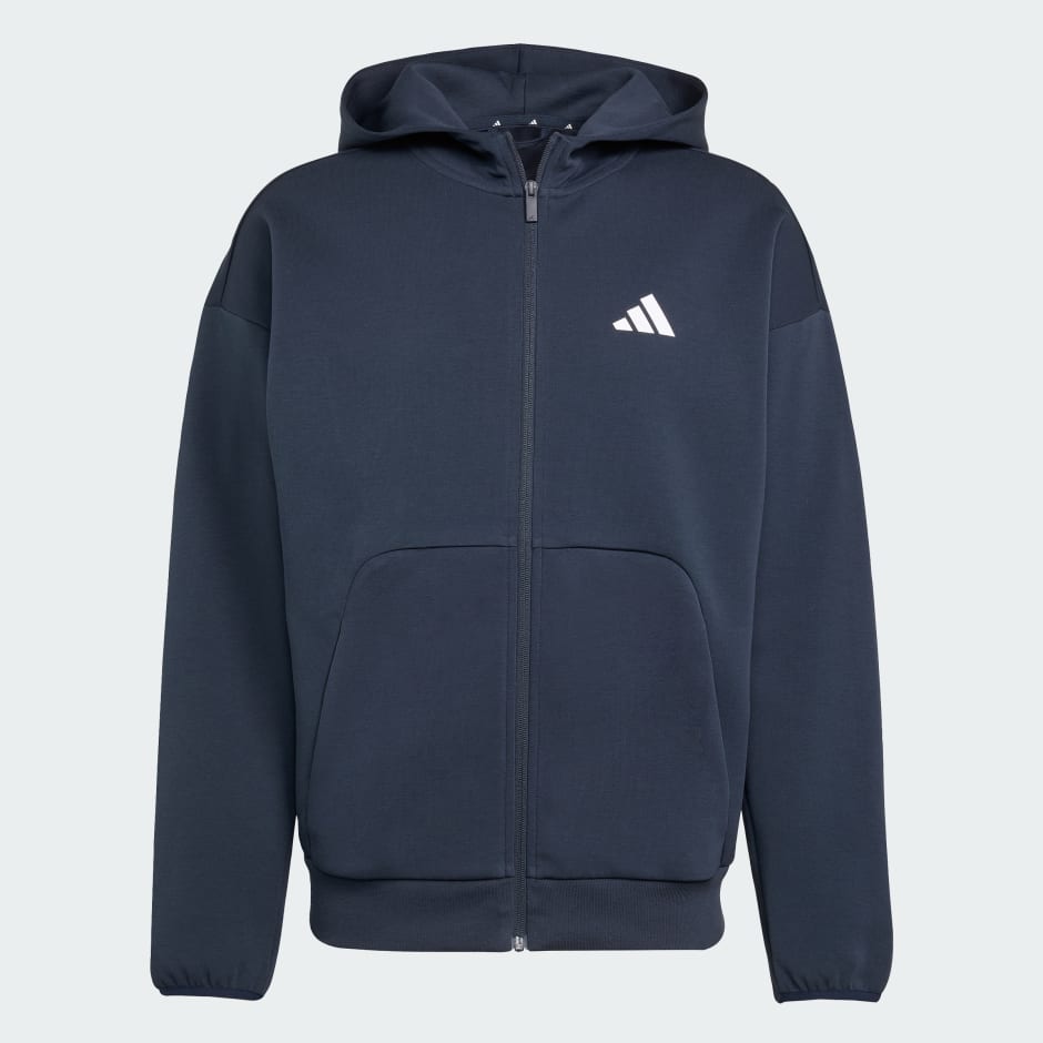 Hanorac cu fermoar lung și logo mic Future Icons