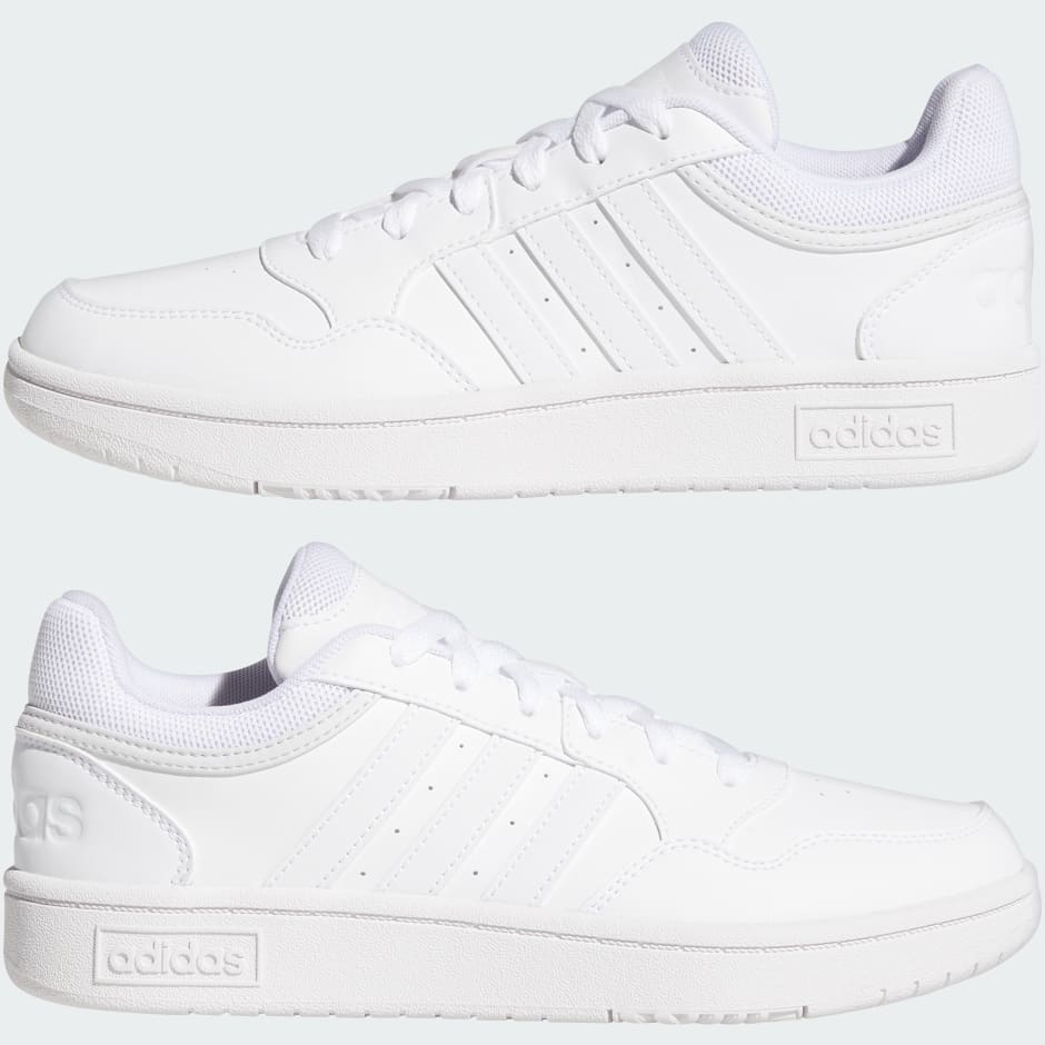 adidas Hoops 3.0 Low Classic Shoes - White | adidas LK