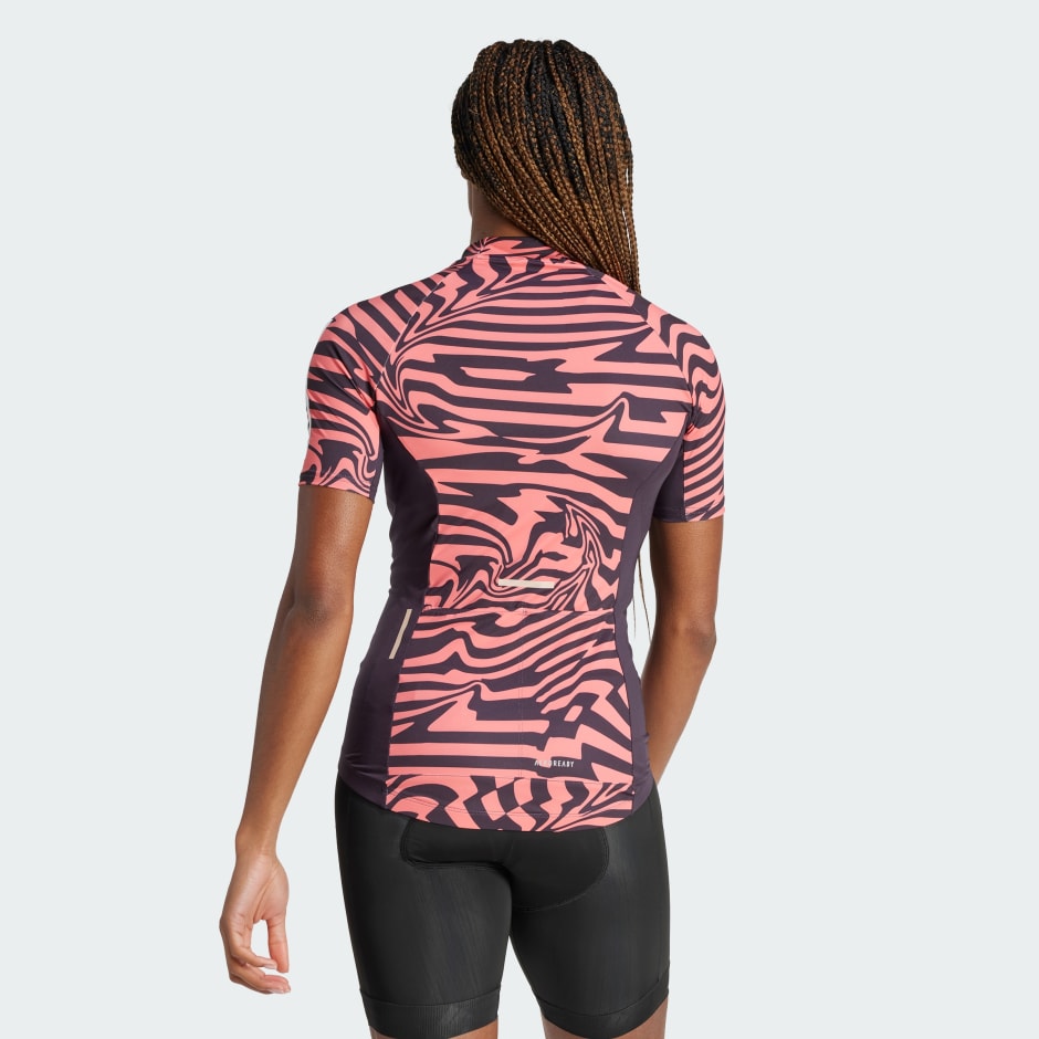 Essentials 3-Stripes Fast Zebra Cycling Jersey