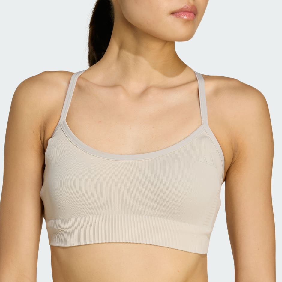 Workout Essentials Light-Support Knit Bra