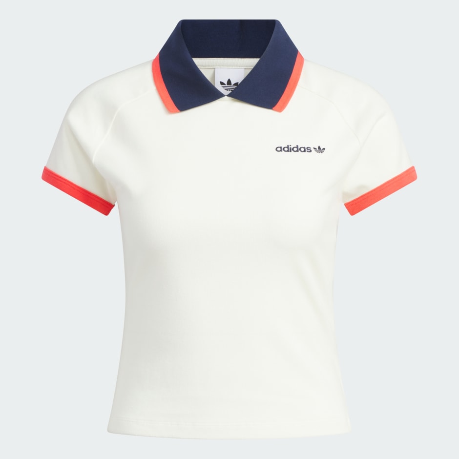 SHORT POLO Shirt White adidas Hong Kong