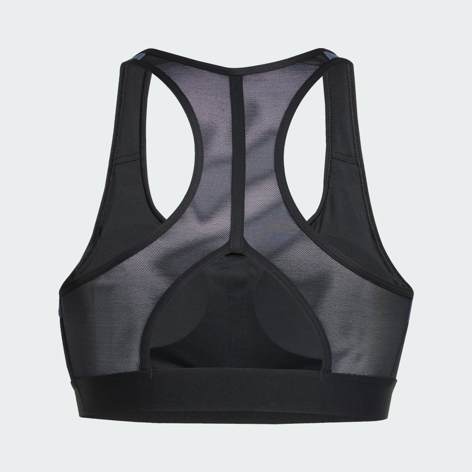 Powerreact Train Medium Support 3-Stripes Bra