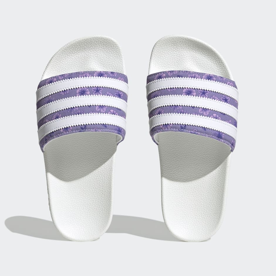 Purple cheap adidas slides