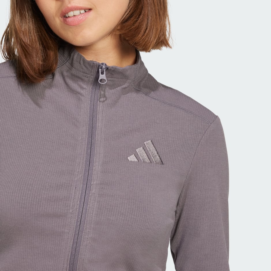 All SZN Ribbed Crop Long Sleeve Top