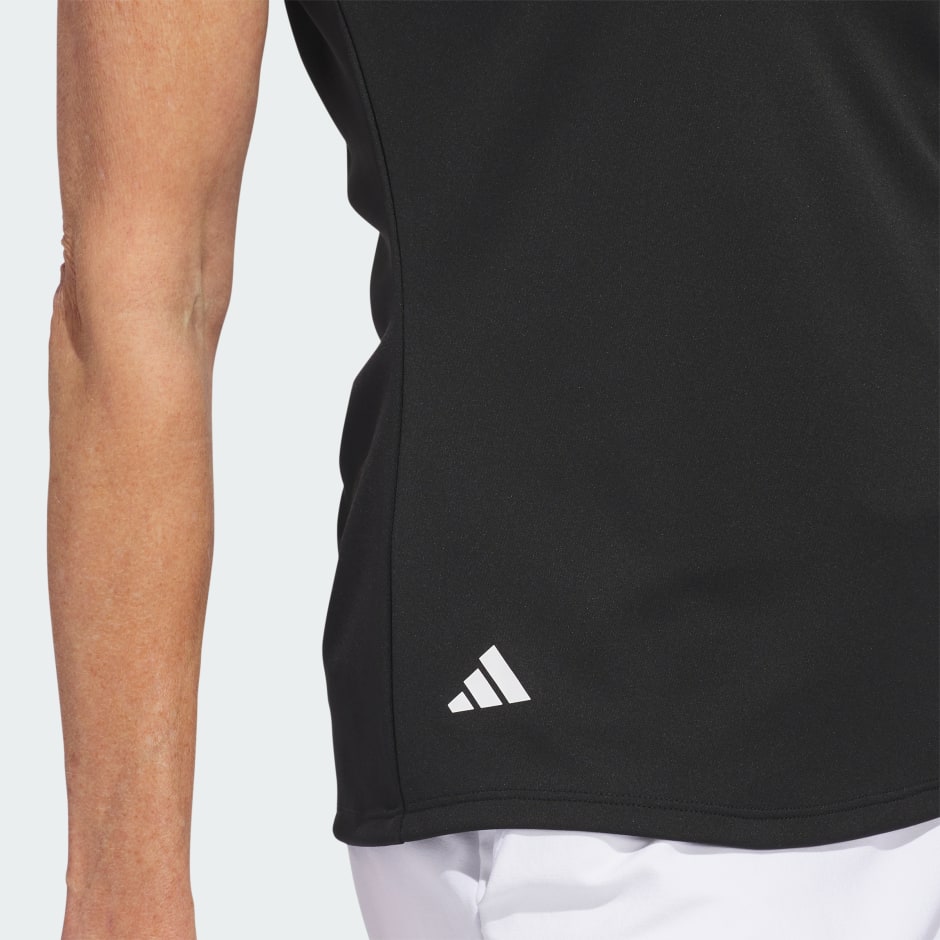 Tricou polo cu mânecă scurtă Solid Performance pentru femei