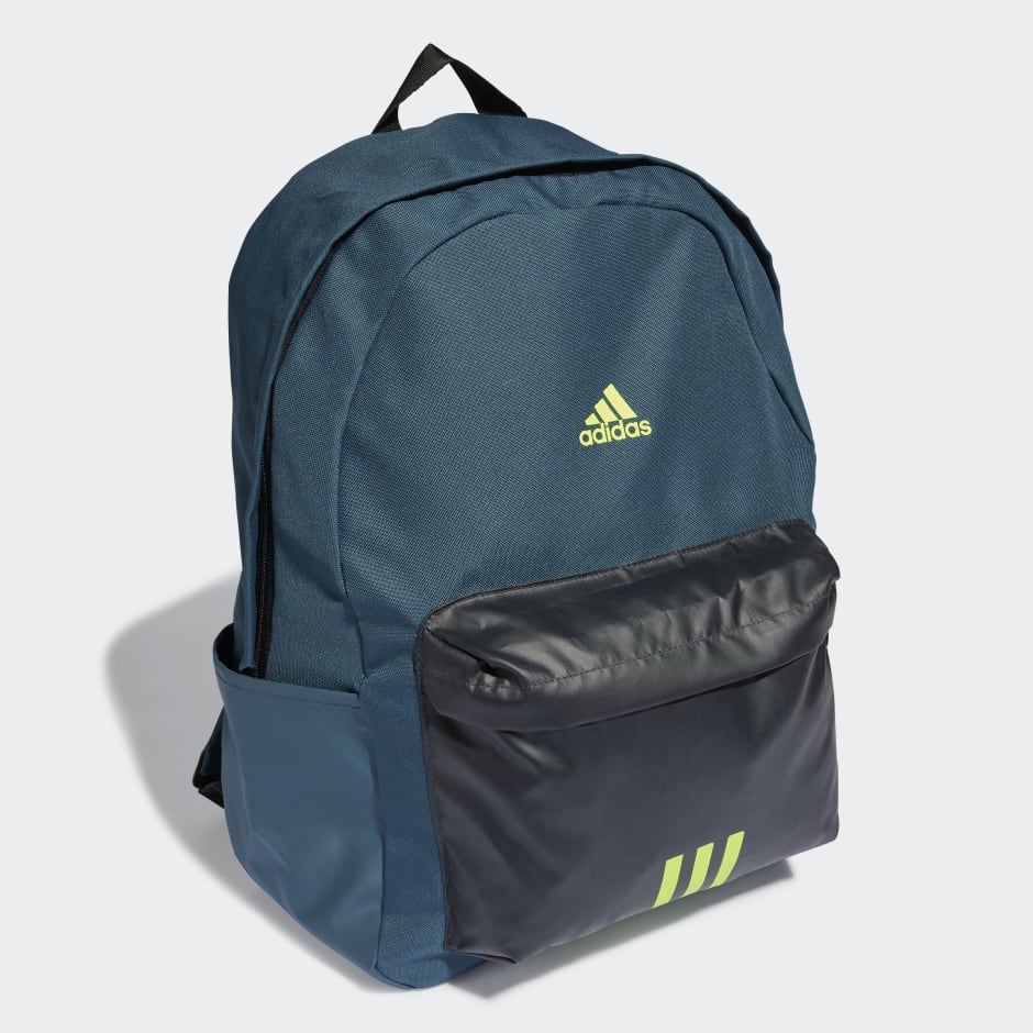 adidas Classic Badge of Sport 3-Stripes Backpack - Turquoise | adidas LK