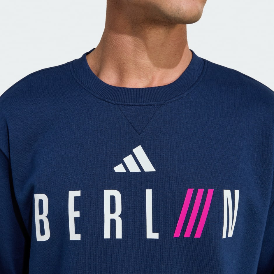 Majica za mu&scaron;karce s okruglim izrezom oko vrata BMW Berlin Marathon 2025