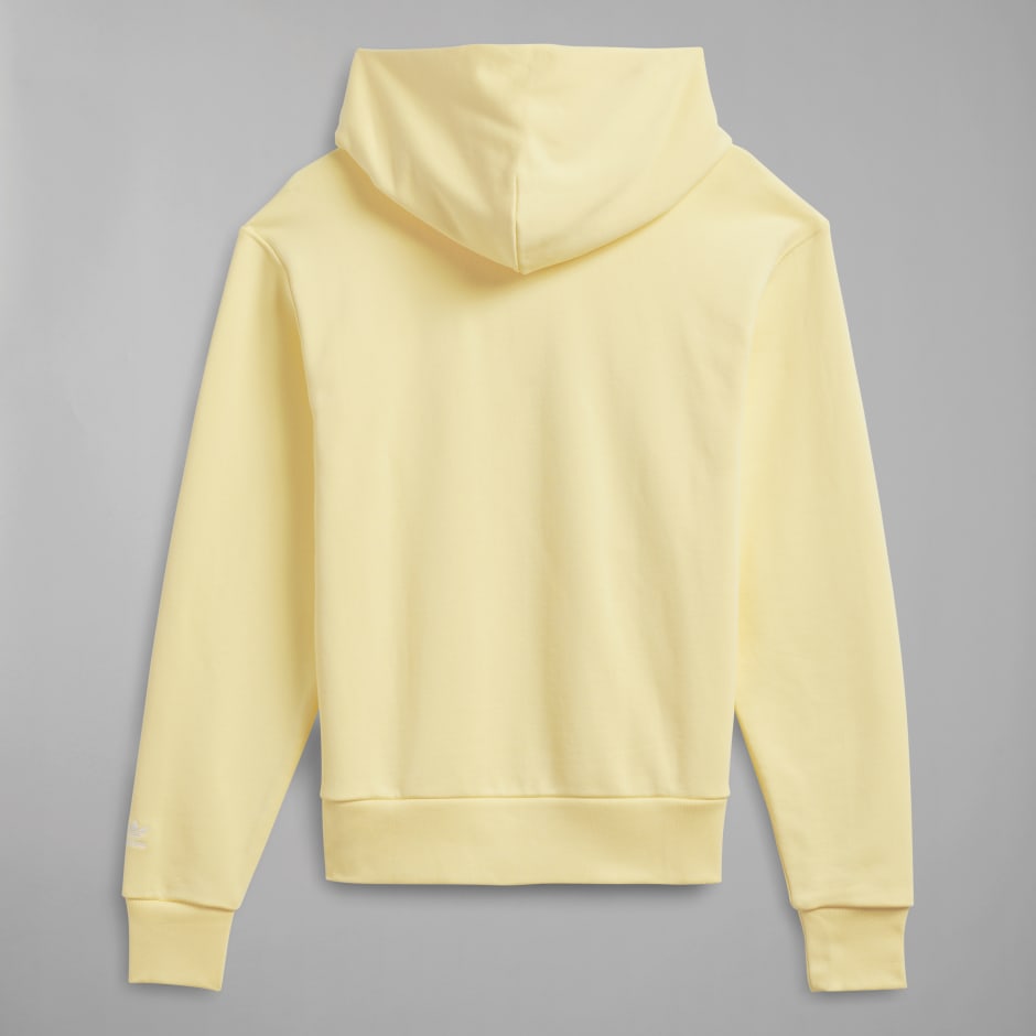 Pale yellow outlet hoodie