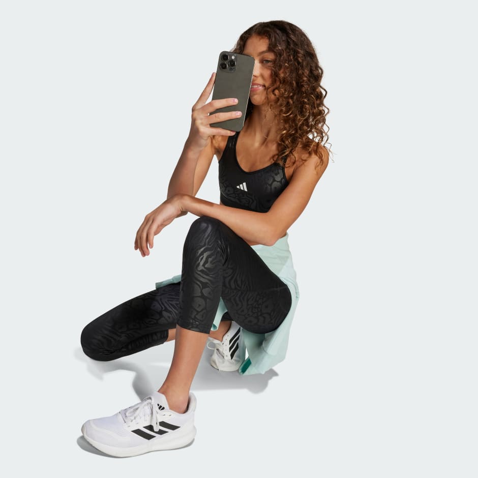 Sportski grudnjak All Sports Animal Print Marshmallow Print