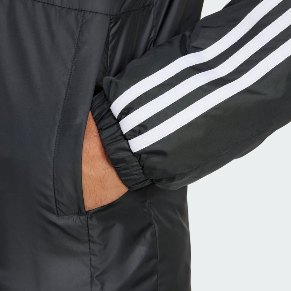 Essentials 3-Stripes Insulation Hooded Jacket