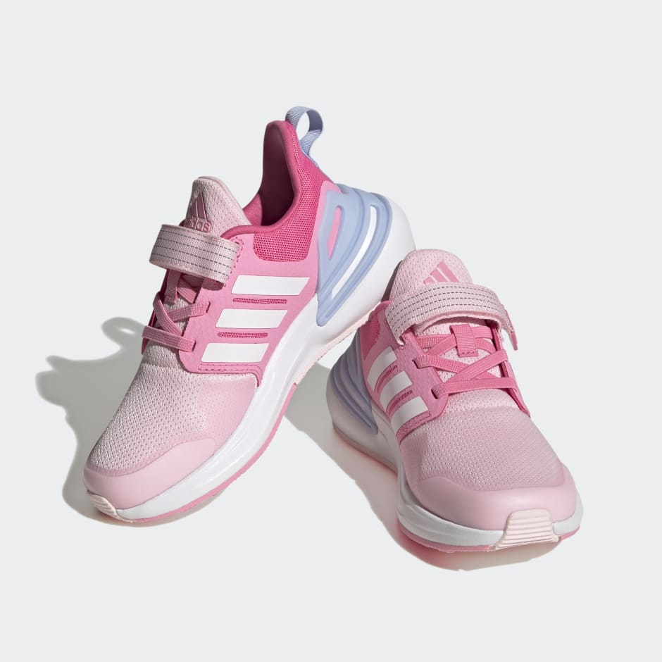 Detectable genio Gracia adidas RapidaSport Bounce Elastic Lace Top Strap Shoes - Pink | adidas OM