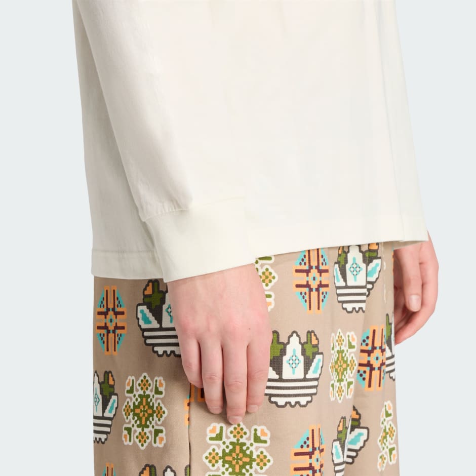 Tiles Loose Long Sleeve Tee