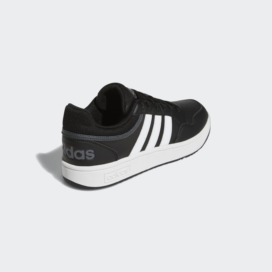 adidas Hoops 3.0 Low Classic Vintage Shoes - Black | adidas UAE