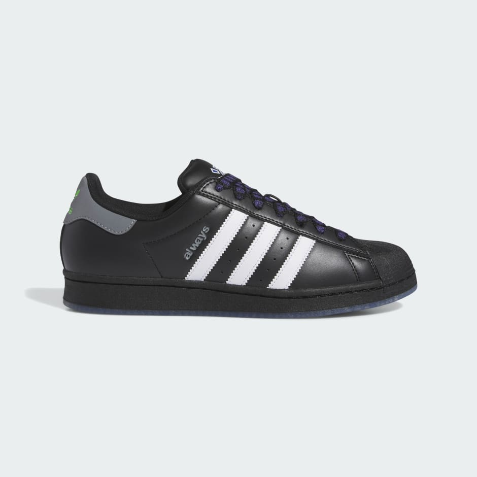 Adidas superstar black canvas best sale