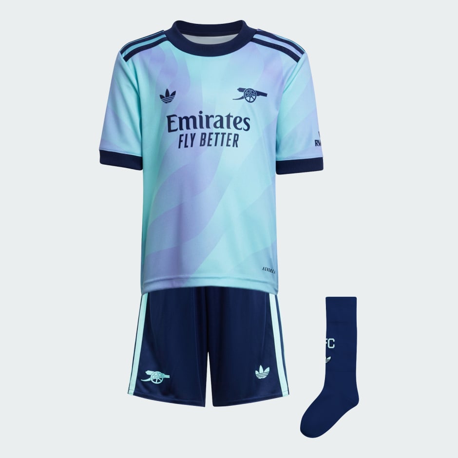 Set mini al treilea echipament Arsenal 24/25 pentru copii