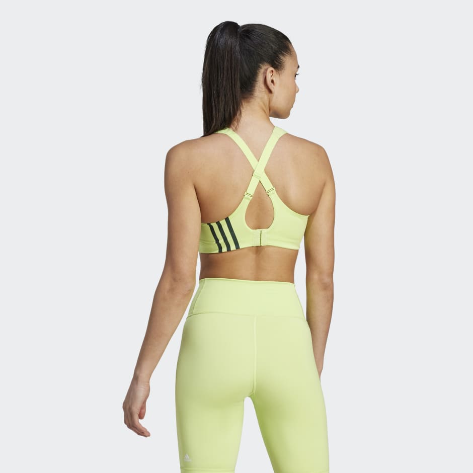 Clothing - adidas TLRD Impact Training High-Support Bra - Green