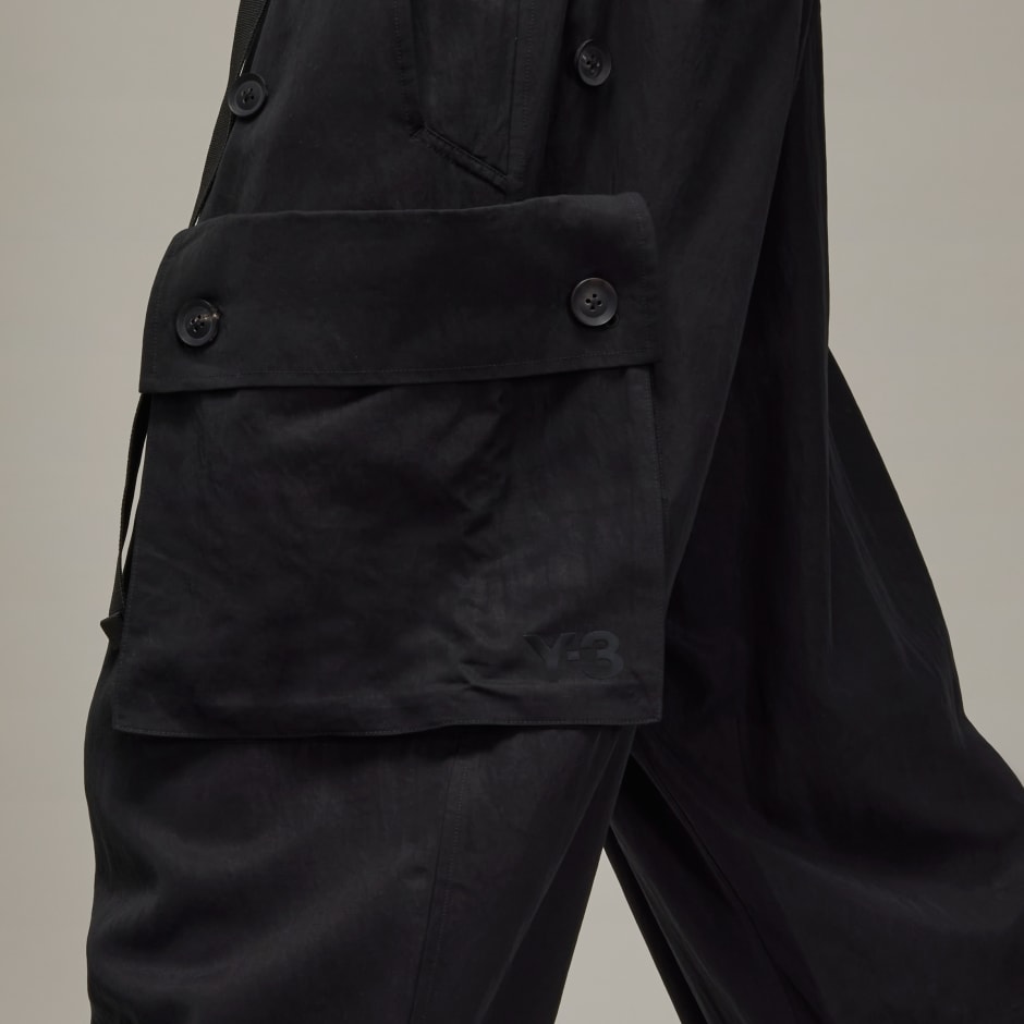 Y-3 Washed Twill Cargo Pants