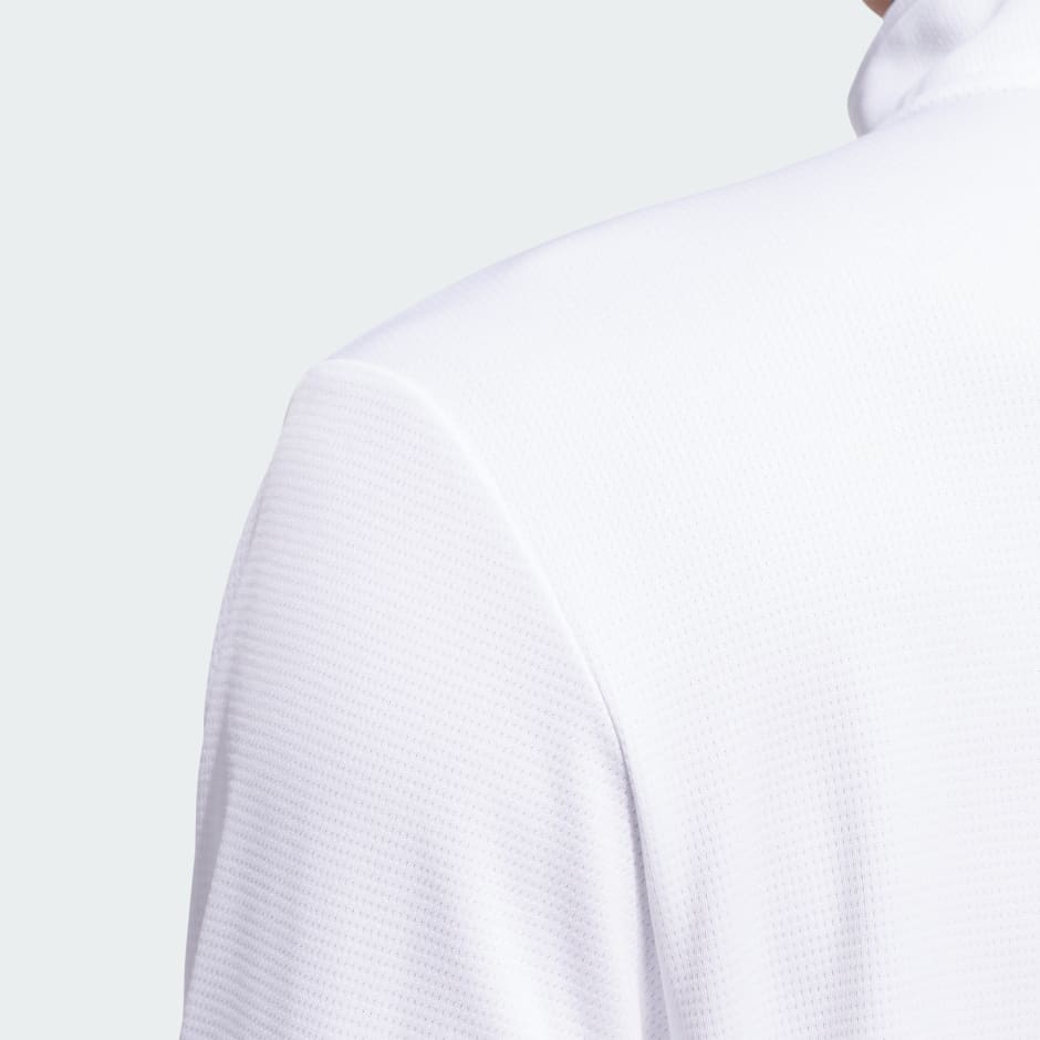 Clothing - Lightweight Half-Zip Top - White | adidas South Africa