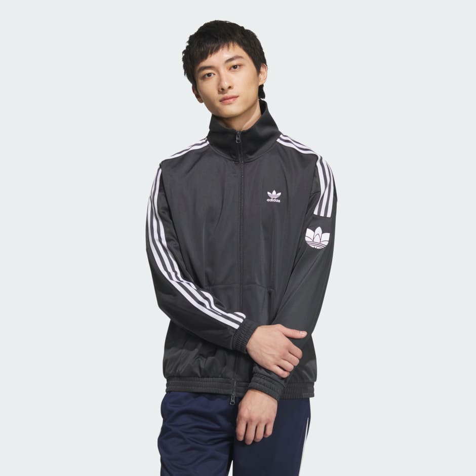 Retro Track Track Top (Gender Neutral) - Grey | adidas Hong Kong