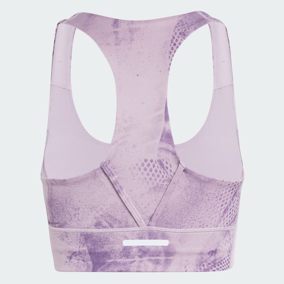 Run Pocket Medium-Support AOP Bra Iteration