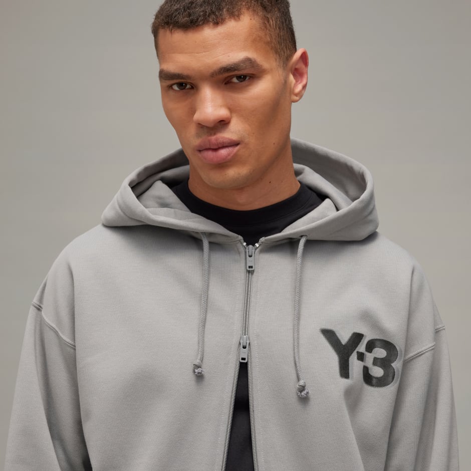 Y-3 Logo Zip Hoodie