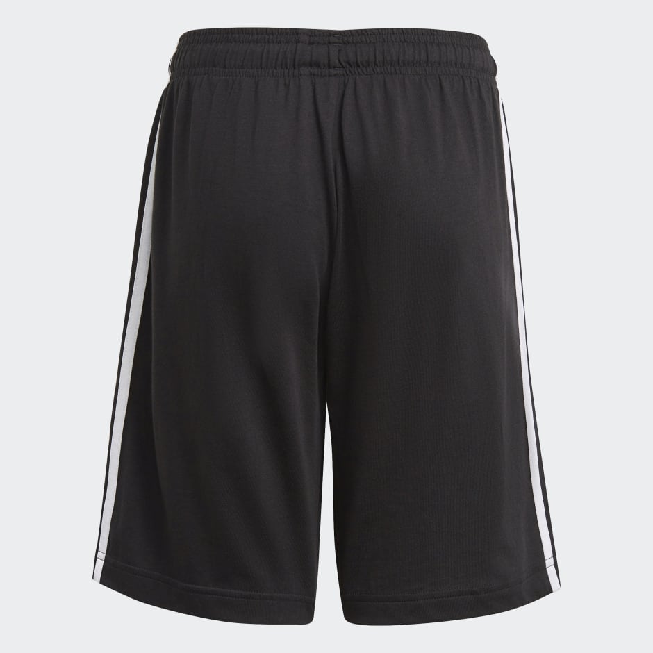 Kids - adidas Essentials 3-Stripes Shorts - Black | adidas Saudi