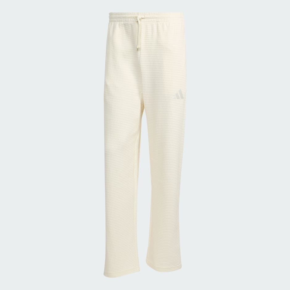 ALL SZN Waffle Knit Open Hem Pants