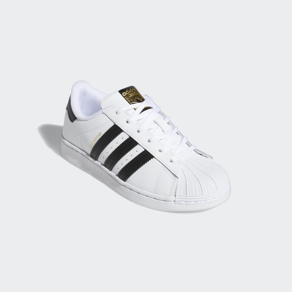 Adidas superstar mens white and red best sale