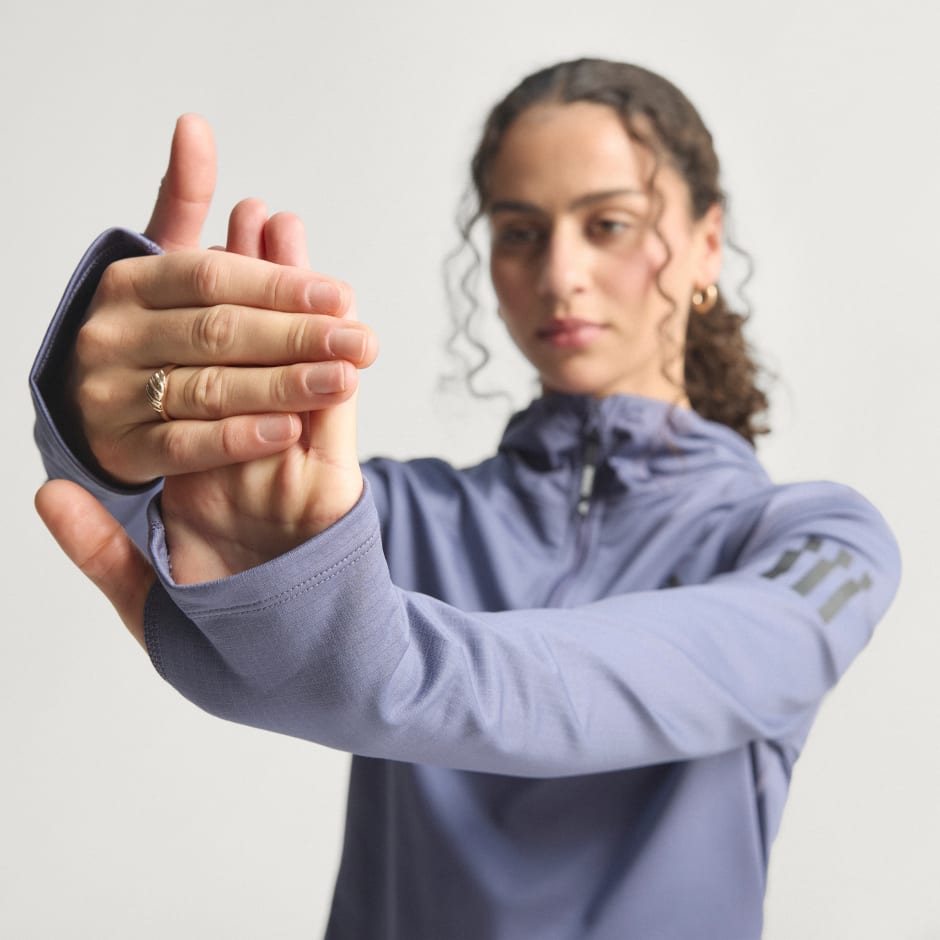 Domină Alergarea cu Hanoracul de Iarnă cu Fermoar pe Jumătate