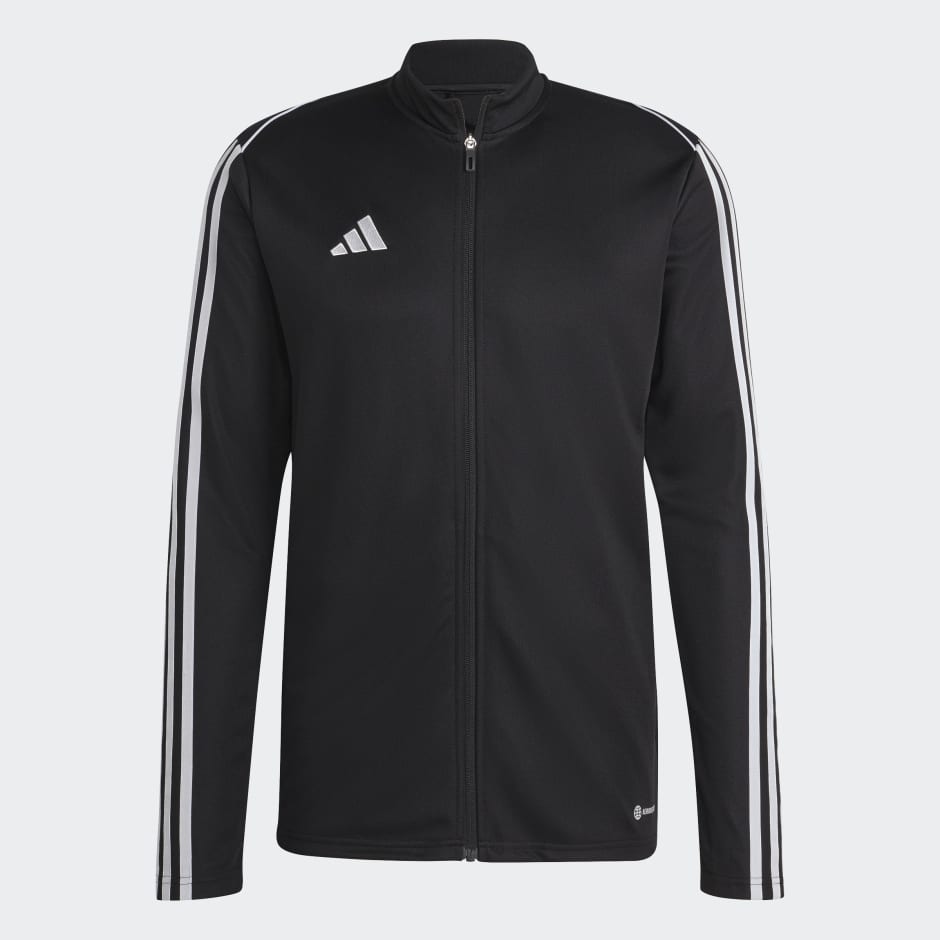 adidas Football Tiro 23 track jacket in black