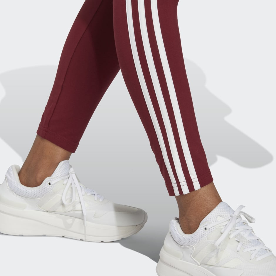 adidas Essentials 3-Stripes High-Waisted Single Jersey Leggings