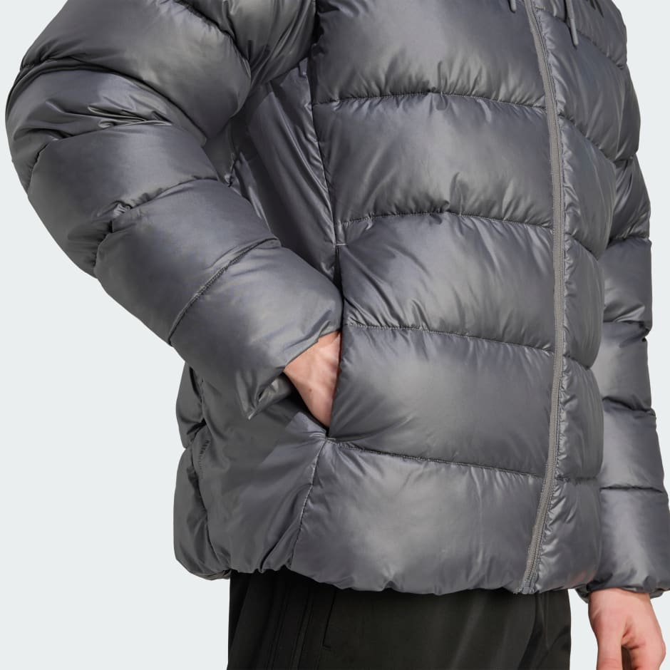 Essentials CLIMAWARM Synthetic Down Puffer Hooded Jackets