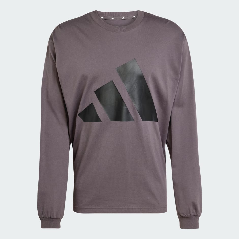 تيشيرت بأكمام طويلة Essentials Big Logo Single Jersey